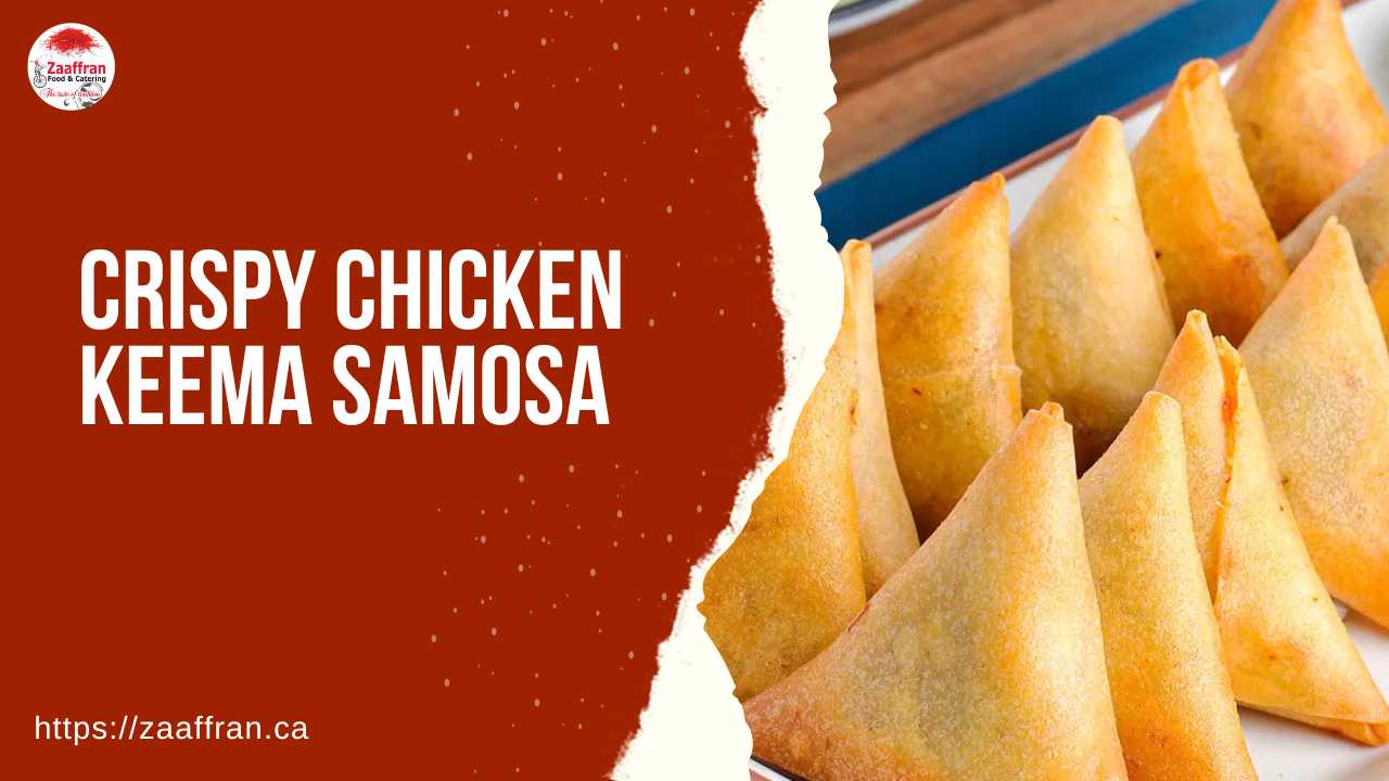Crispy Chicken Keema Samosa